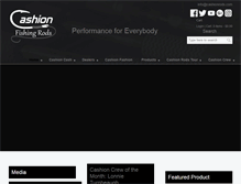 Tablet Screenshot of cashionrods.com